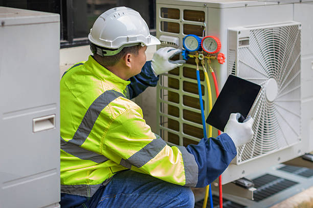 Professional Heat Pump Repair technician working in El Dorado, CA